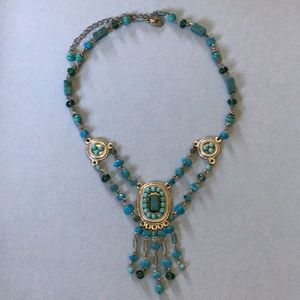 Turquoise Howlite Necklace